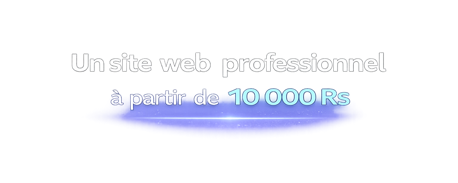 Offre de création de site web pas cher à Maurice à partir de 10000 roupies