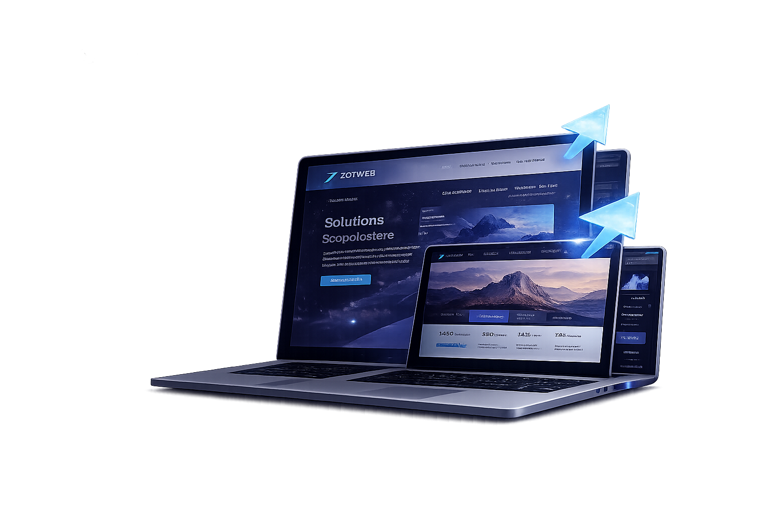 Site moderne rapide facile à utiliser avec mise en ligne rapide